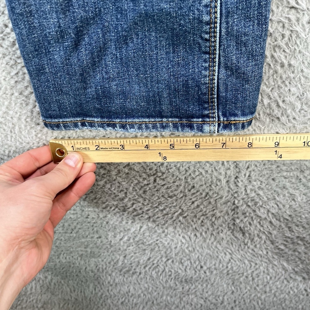Levi's Jeans Womens 28x30 Blue 525 Perfect Waist Boot Cut Flap Pockets Denim - Picture 11 of 12